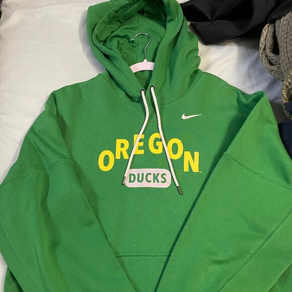 Nike Oregon Ducks Campus Collection Hoodie Fleece Sweatshirt - Picture 1 of 4